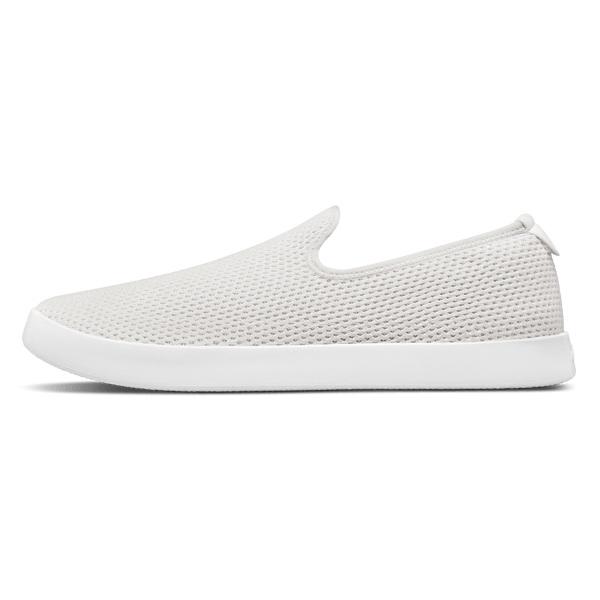 Women's Allbirds Tree Loungers Slip On Shoes White | NZ1522PJ