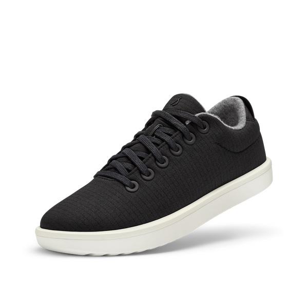 Women\'s Allbirds Wool Piper Woven Sneakers Black | NZ1421UZ