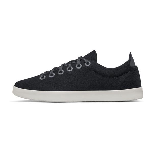 Women's Allbirds Wool Pipers Sneakers Black | NZ1437NZ