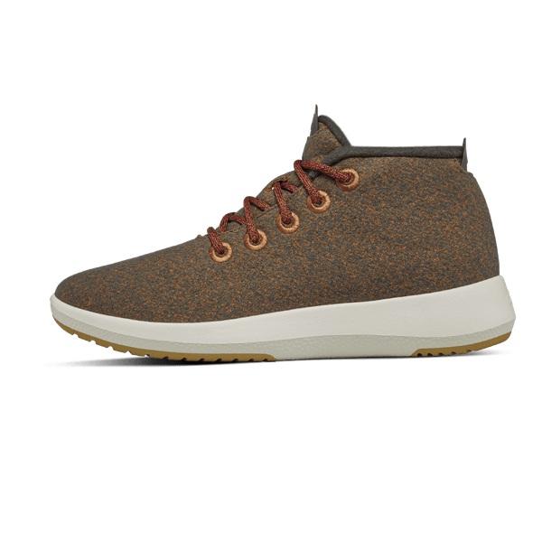 Women's Allbirds Wool Runner-up Mizzles Sneakers Coffee | NZ1427QM